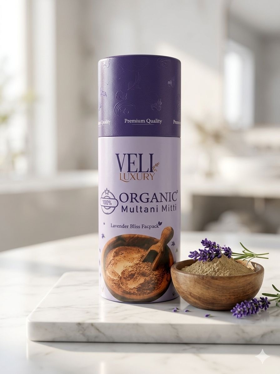 VELI Lavender Multani Mitti Face Pack | Calm & Smooth Skin